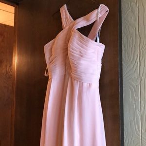 Levkoff 1218 petal pink dress. Worn once. Size 8
